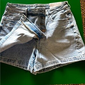 American Eagle denim mom skort